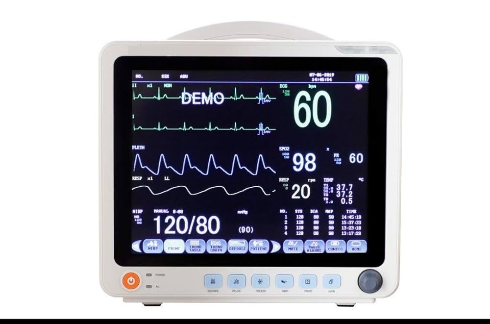 Multipara monitor, Multiparameter patient monitor, ICU monitor, Vital signs monitor, Best multipara monitor brand India, Portable multipara monitor price, How to use multipara monitor, Benefits of multipara monitor in hospitals, Philips IntelliVue MX400 review, Multipara monitor for home use, NIBP vs IBP monitoring, CE-certified multipara monitor